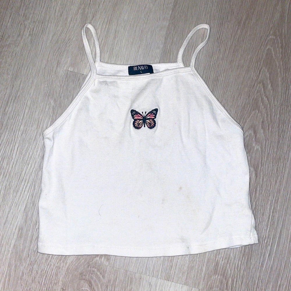 Girls White tank top